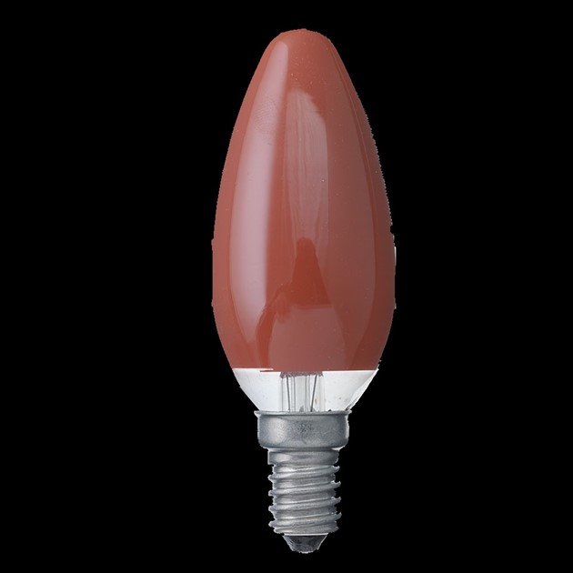 Kronljus röd E14 25W